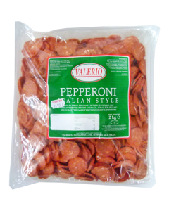 Salsiccia Affettata Piccante 2KG Spicy Sliced Pepperoni Sausage - VALERIO