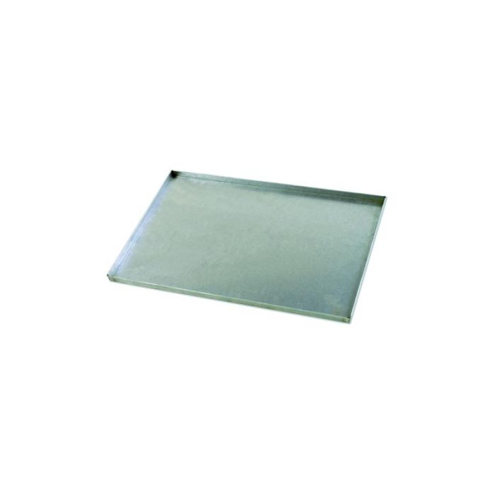 GIMETAL - Rectangular Aluminated Pizza Pan - 60x40x2cm -