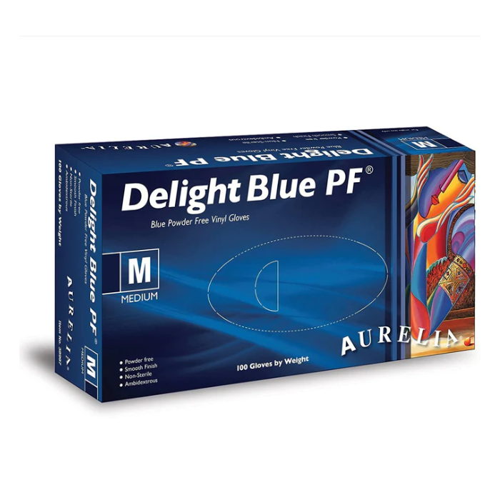 AURELIA - Gloves Delight Blue Large - 100's