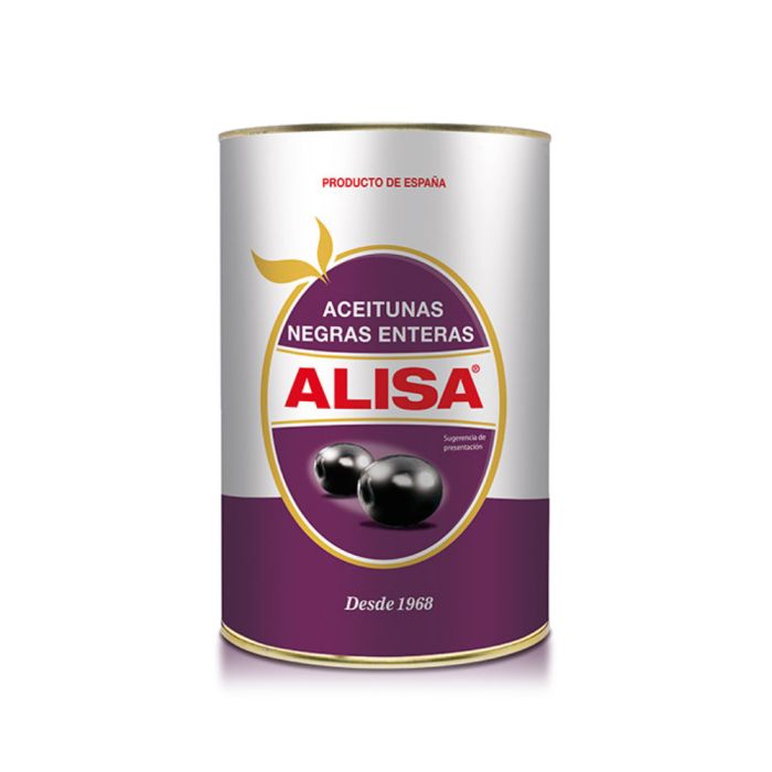 ELISA - Pitted Small Black Olives - 4.1kg