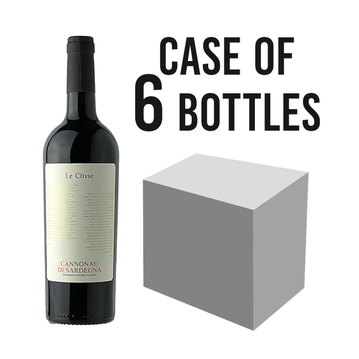 LE CLIVIE - Cannonau Sardegna D.O.C - 6x75cl