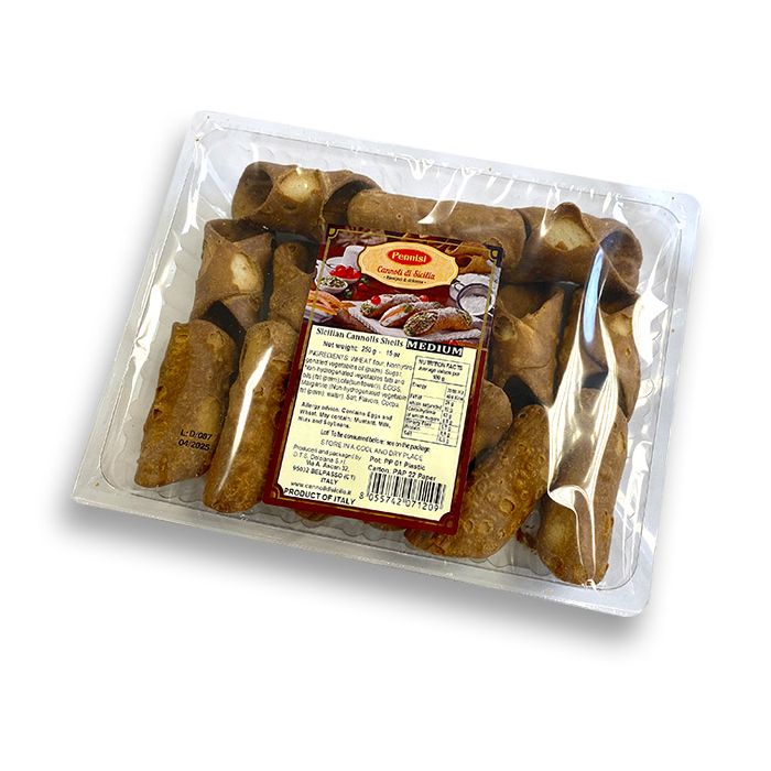 PENNISI - Cannoli MEDI - 10x15pcs/150pcs - Approx. 9/10cm