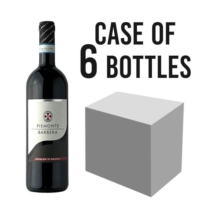 CAVALIERI DI MOASCA - Barbera Piemonte - 6x75cl