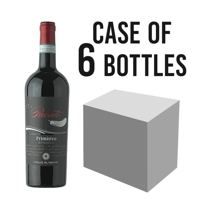 COLLI A VENTO - Primitivo di Manduria Pacato - 6x75cl