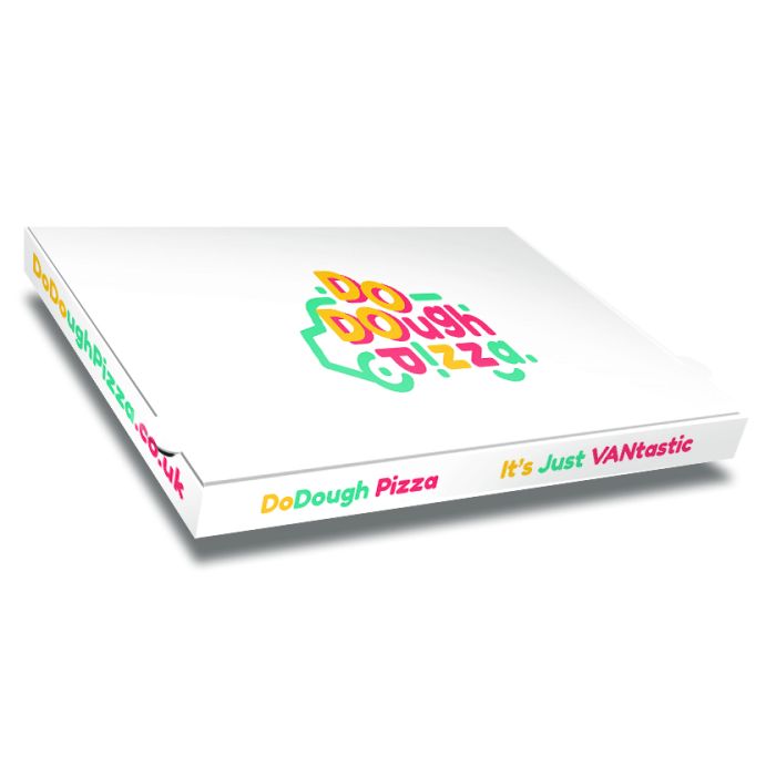 DO DOUGH - Pizza Box White Paper - 3col - 34x56x5  1/2 Metre - 50pz