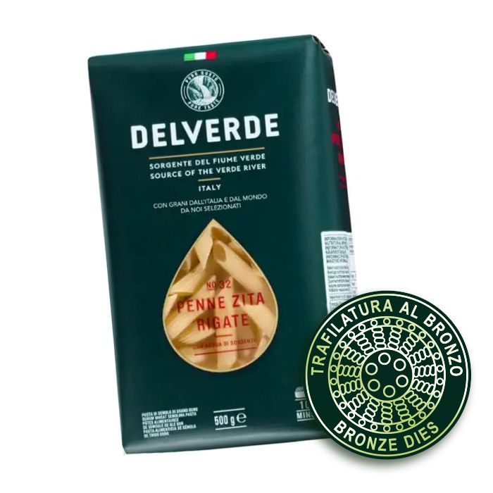DELVERDE - Penne Zita Rigate N32 - 20x500gr