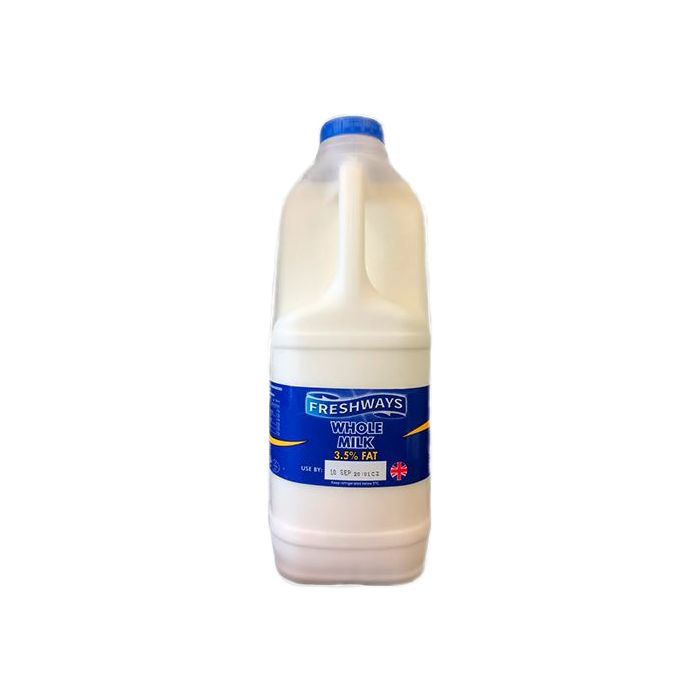 Milk Whole Blue Top - 2 LT
