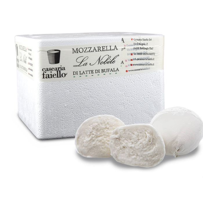 LA NOBILE - Mozzarella di Bufala - 8x125 g - Price x kg