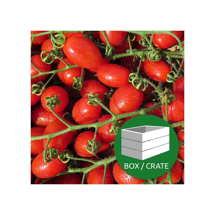 Cherry Tomatoes on Vine - Approx 3kg Wooden Box