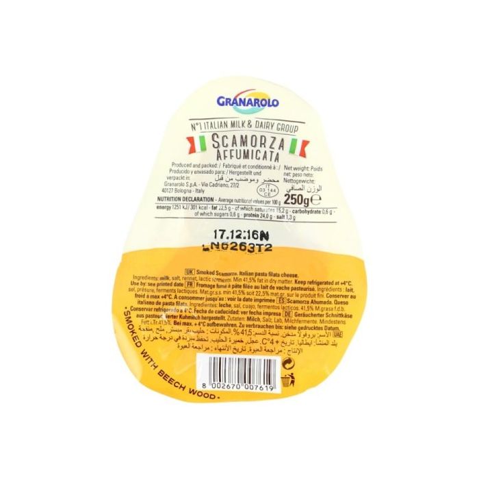 GRANAROLO - Small Smoked Scamorza_Affumicata - 250g