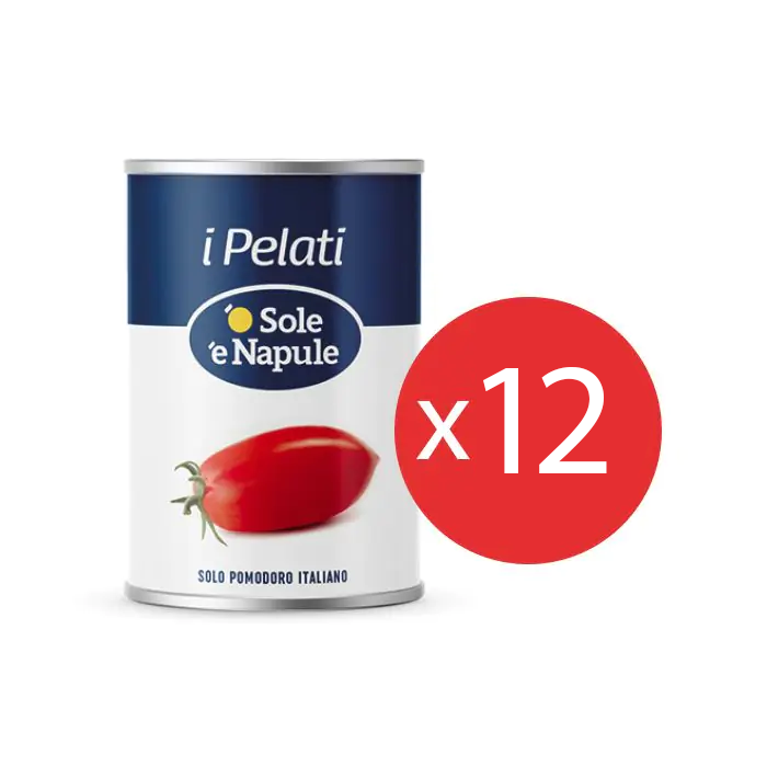 O SOLE E NAPULE - Plum Tomatoes - 12x400gr