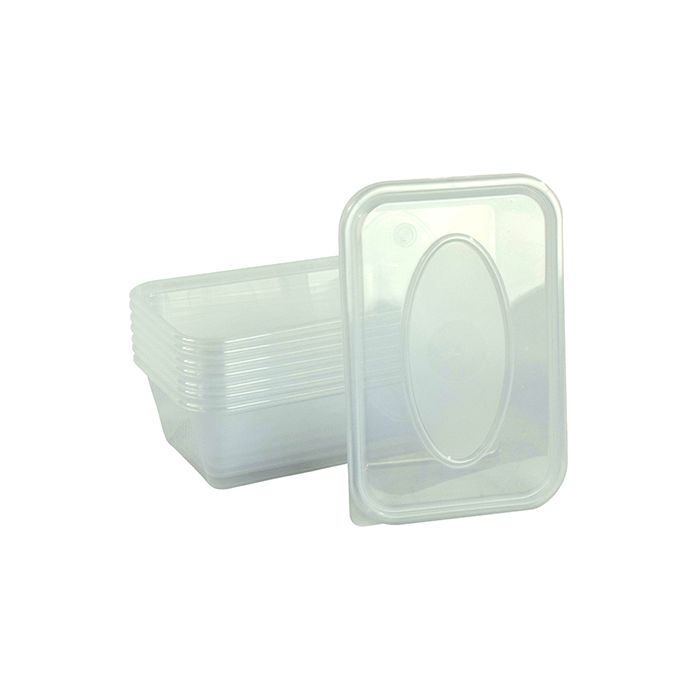 SATCO - Containers + Lids Plastic Microwave - 250 x 500 ml