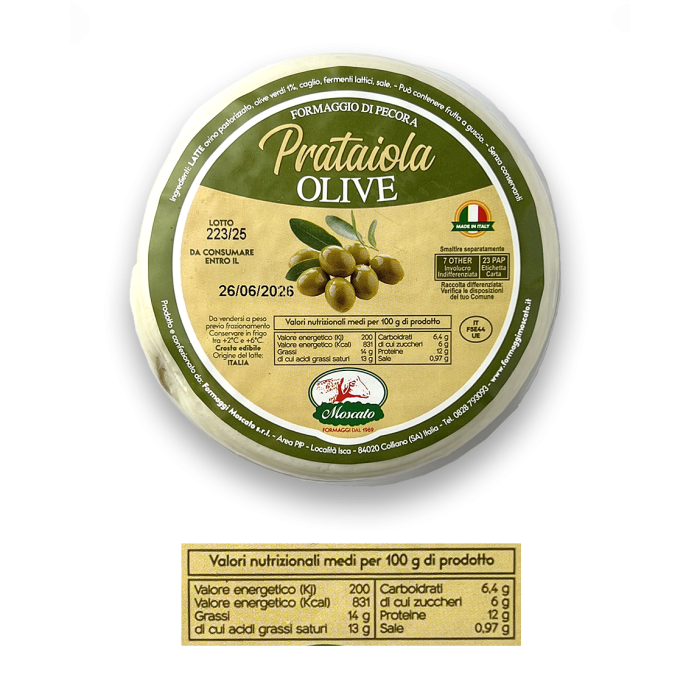 FORMAGGIO DI PECORA - OLIVE