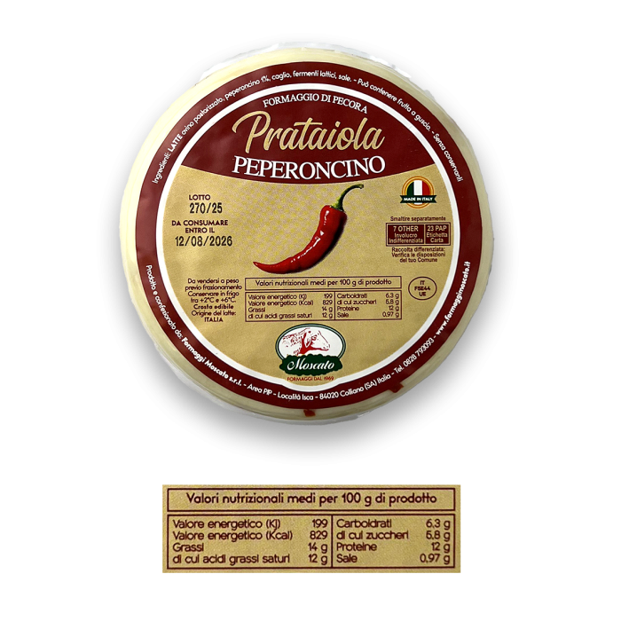 FORMAGGIO DI PECORA - PEPERONCINO