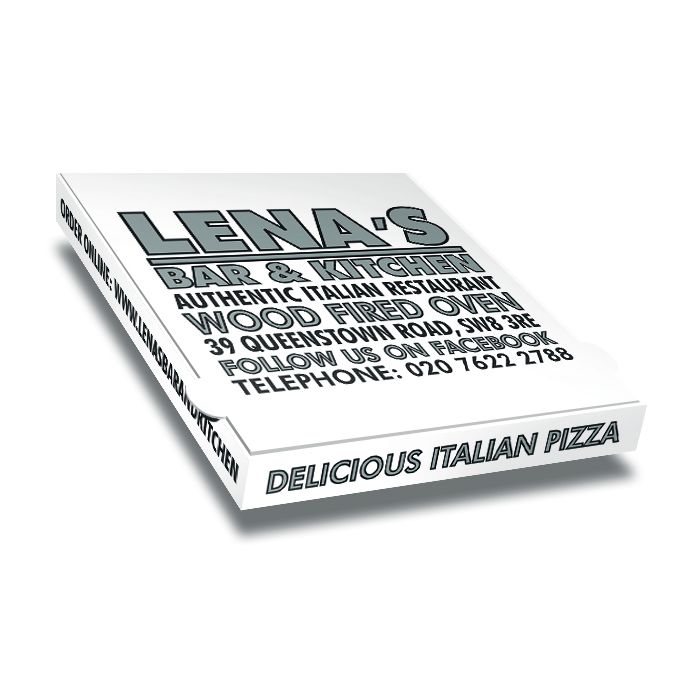 LENA BAR & KITCHEN - Pizza Box Customised - 32x32x4 - 100pz