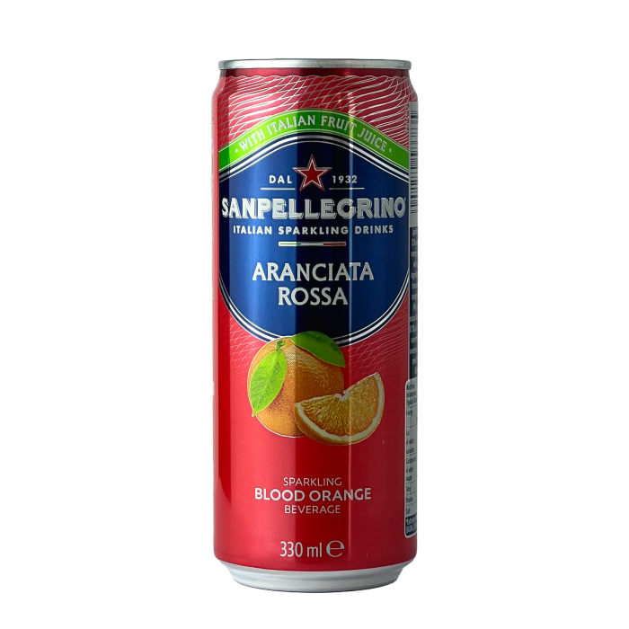 SAN PELLEGRINO - ARANCIATA BLOOD ORANGE CANS