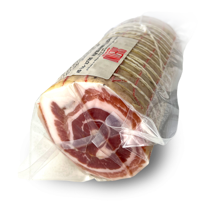 SWEET, ROLLED PANCETTA