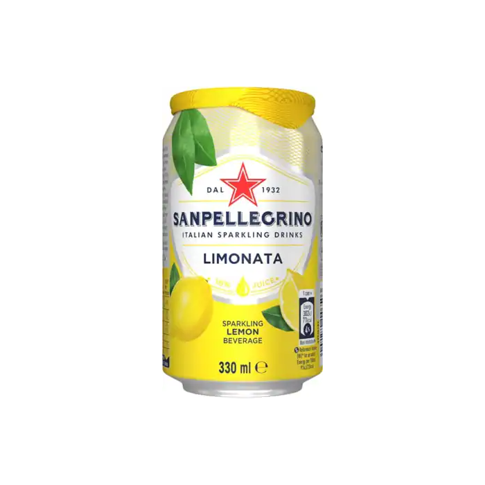 SAN PELLEGRINO - Limonata Cans - 24x33cl
