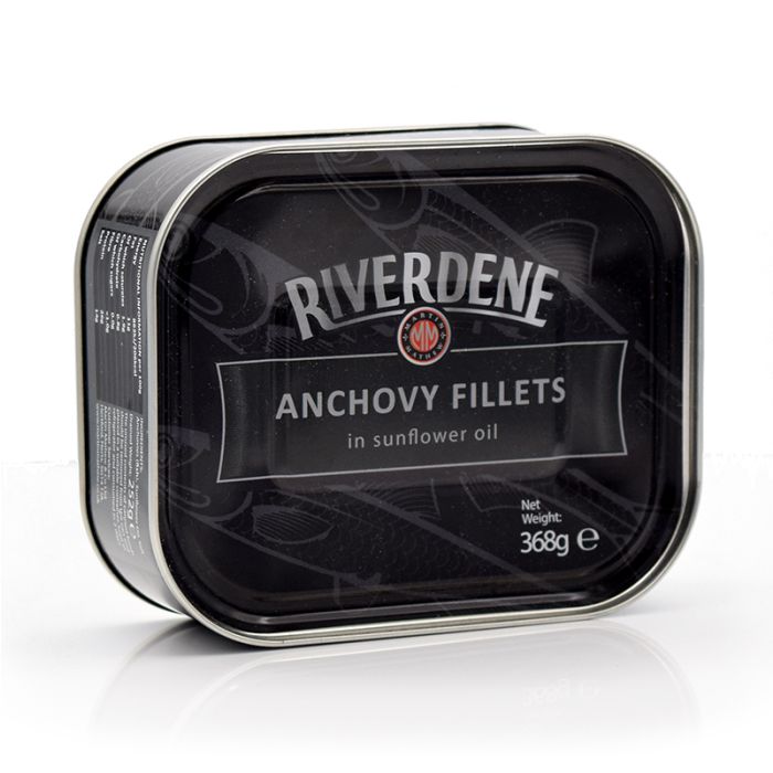 RIVERDENE - Anchovy Fillets in Oil - 368gr