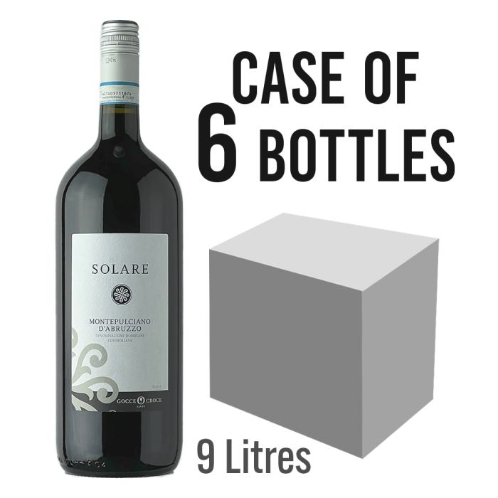 GOCCE SANTA CROCE - Montepulciano Abruzzo  Solare - 6x1.5LT