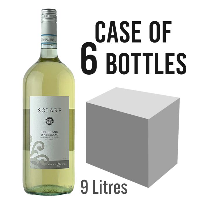 GOCCE SANTA CROCE - Trebbiano Abruzzo Solare - 6x1.5LT