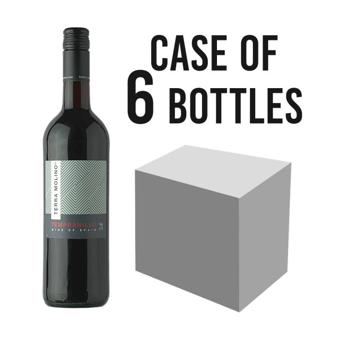 TERRA MOLINO - Tinto Tempranillo - 6x75cl