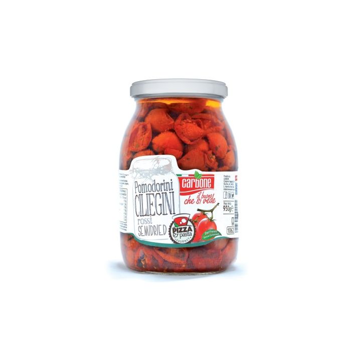 SEMI-DRY CHERRY TOMATOES IN SUNFLOWER OIL