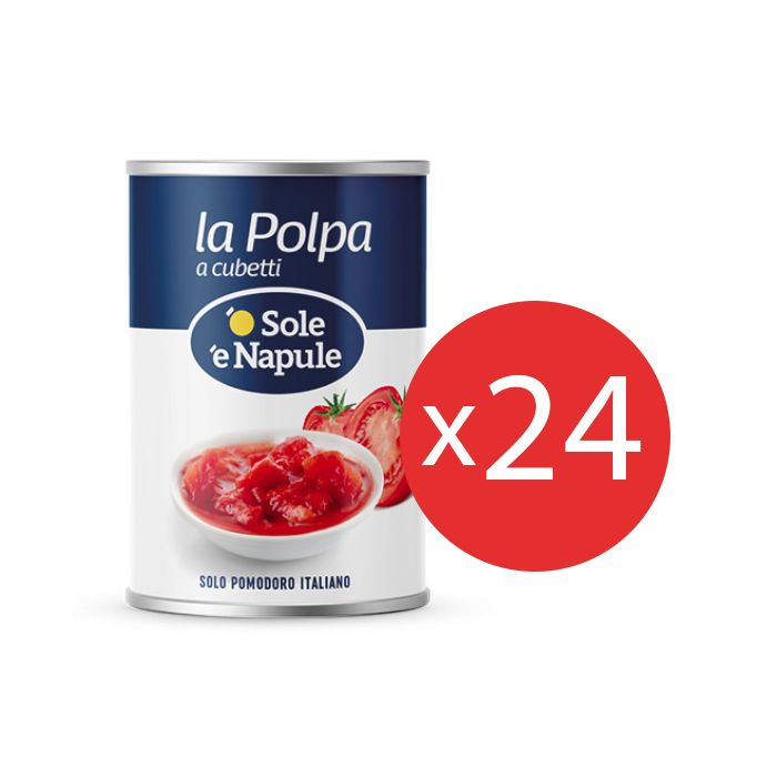 O SOLE E NAPULE - Chopped Tomatoes - 24x400gr Case