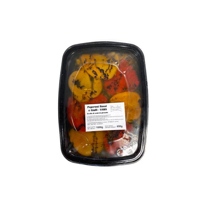 VAMA - Mixed Grilled Peppers in Oil - 1kg