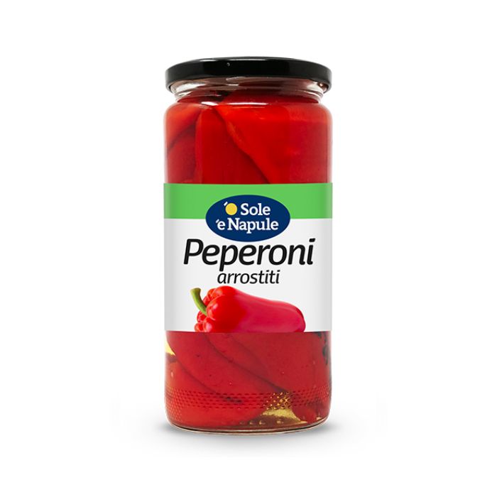 O SOLE E NAPULE - Roasted Peppers - 480 g