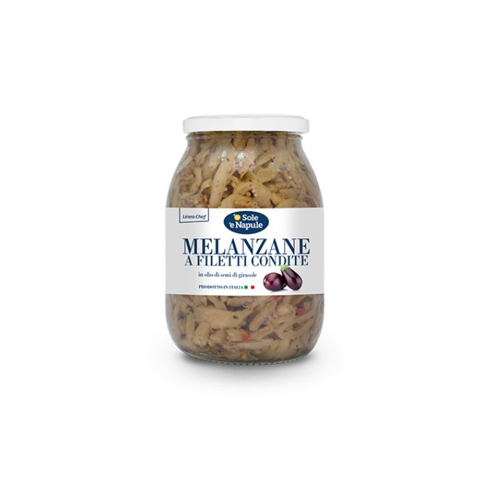 O SOLE E NAPULE - Fillets Aubergine in Oil  - 960gr