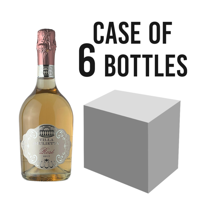 VILLA GIULIETTA - Sparkling Spumante Brut Rose - 6x75cl