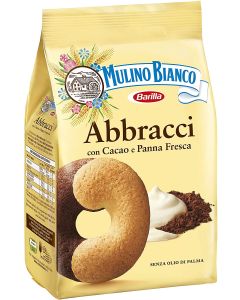MULINO BIANCO - Abbracci Cacao e Panna Fresca - 12 x 350 g Box
