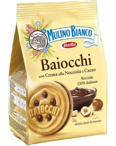 MULINO BIANCO - Baiocchi Crema Nocciola e Cacao - 10 x 260 g Box