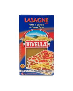 DIVELLA - Lasagna Durum Wheat Flour - 12 x 500gr