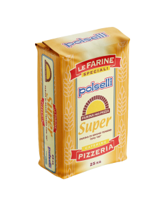POLSELLI - Flour for Pizza Romana "00" - SUPER - ORANGE  - 25kg