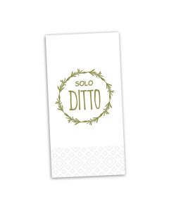 Napkin White DITTO - 8fold - 2ply - 40cm - 2000