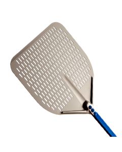 GI METAL - Perforated Rectangular Aluminium Pizza Peel - 45x45x180cm