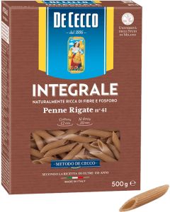 DE CECCO - Penne Rigate Integrali N.41 - 500gr