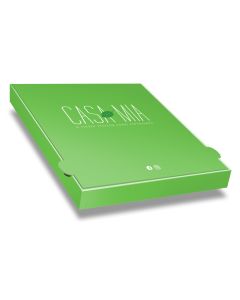 CASA MIA - Pizza Box White Paper - 2col - 26x26x4 - 10x10x1.5inch - 100 pz
