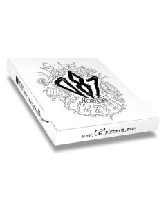 081 NEAPOLITAN - Pizza Box Alluminio - 1col - 32x32x4 - 12.5x12.5x1.5inch - 100 pz