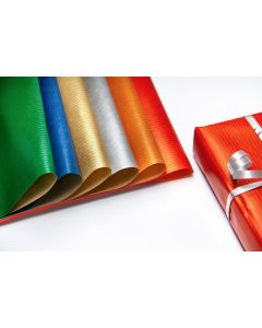 GOLD WRAPPING PAPER BROWN INTERNAL 70X100CM - 5KG