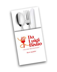 DA LUIGI - Tablin Pop in Napkins White - 8Fold - 40cm