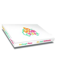 DO DOUGH - Pizza Box White Paper - 3col - 34x56x5  1/2 Metre - 50pz