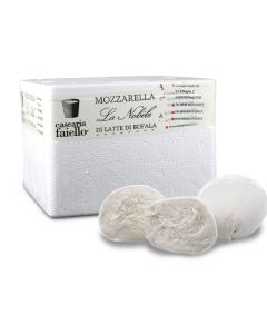 LA NOBILE - Mozzarella di Bufala - 8x125 g - Price x kg