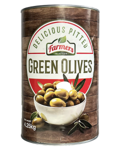 PITTED GREEN OLIVES