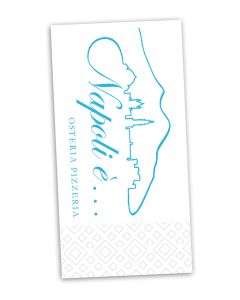 NAPOLI E Napkin White - 1col - 8Fold - 2Ply - 40cm - 2000