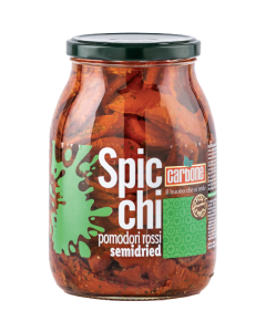 CARBONE - SemiDried Tomato Quarters in Sunflower oil - 1062ml
