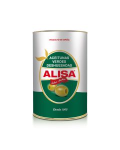 ALISA - Green Olives Small Pitted - 4.100gr