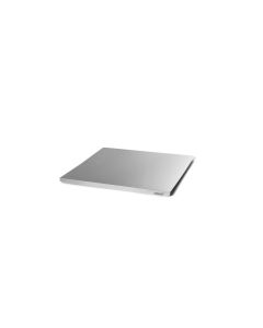GIMETAL - Stainless Steel Cutting / Pastry Board with anti-slip edge 49 x 47 x2 cm